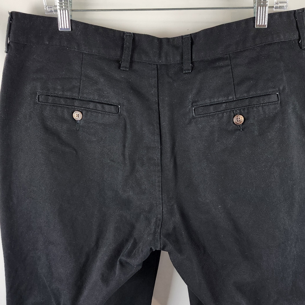 Peter Manning Pants Mens 36x27 Black Lightweight Chino - Picture 9 of 10